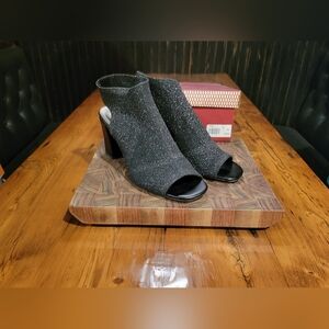 Sparkly Black Cocktail Heels size 8.5